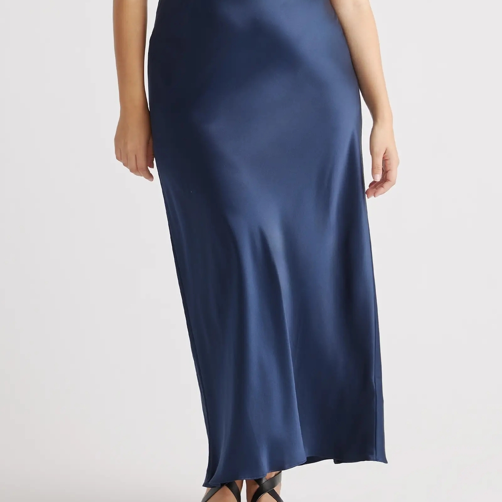 Quince 100% Washable Silk Maxi Skirt